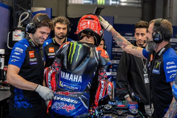 Fabio Quartararo au guidon de sa Yamaha YZR-M1 sur le Red Bull Ring lors du GP d’Autriche.