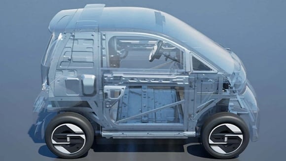 La structure en aluminium de l'Alumi serait 45 % plus légère que celle en acier.