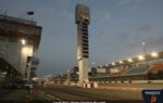 Le paddock du MotoGP sur le circuit de Losail au Qatar.