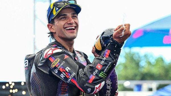 Jorge Martin en piste sur son Aprilia lors du Grand Prix d'Autriche MotoGP au Red Bull Ring.
