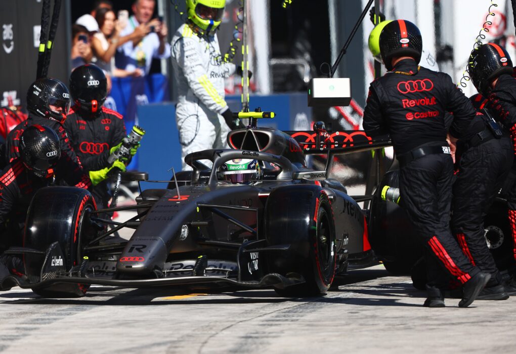 La monoplace Audi de Formule 1 associée au carburant durable développé par BP.