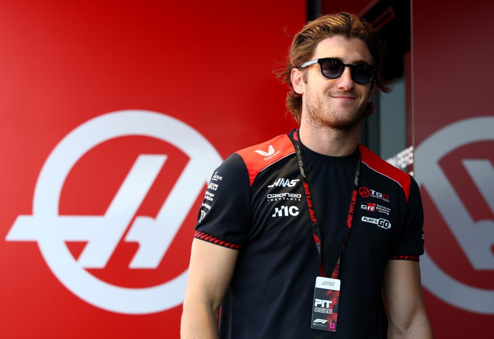 Jack Doohan au volant d'une monoplace Haas lors de son premier test à Jerez.
