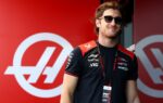 Jack Doohan au volant d'une monoplace Haas lors de son premier test à Jerez.