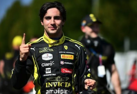 Le pilote brésilien Rafael Câmara, candidat à un baquet chez Haas en Formule 1.