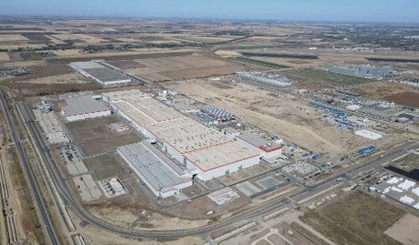 Site de production de batteries CATL à Debrecen, en Hongrie.