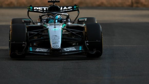 George Russell (Mercedes-AMG) au Grand Prix d'Azerbaïdjan 2026.