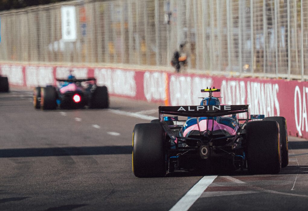 Franco Colapinto au volant de son Alpine lors d'un Grand Prix de Formule 1.