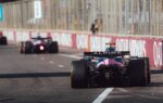 Franco Colapinto au volant de son Alpine lors d'un Grand Prix de Formule 1.