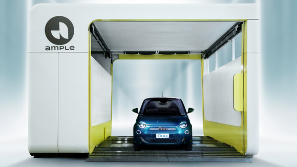 La dépose rapide des batteries de voitures électriques visait à raccourcir le temps de ravitaillement.
