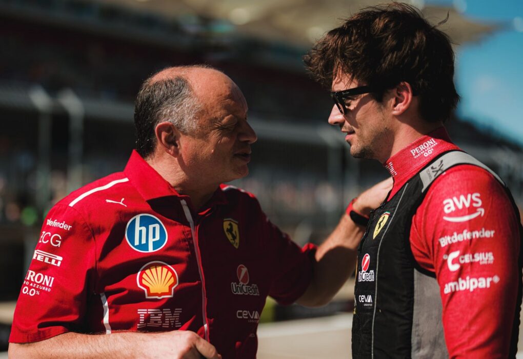 Frédéric Vasseur, directeur de l'écurie Ferrari en Formule 1.