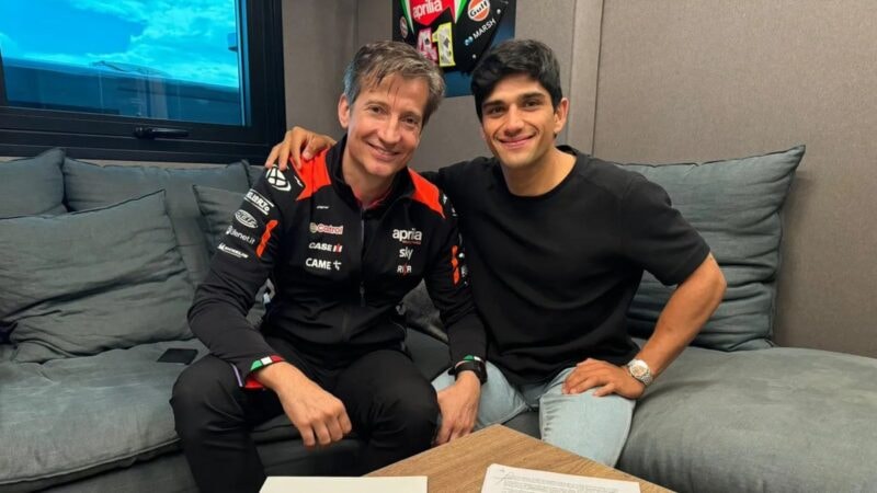Jorge Martin au guidon de l’Aprilia RS-GP en MotoGP.
