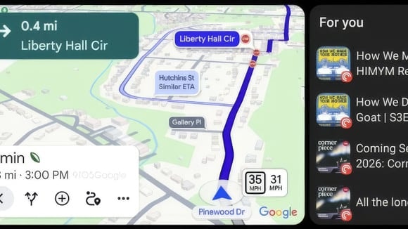 Le changement est visible uniquement sur Android Auto et l'application.
