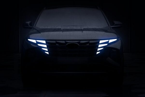 Un bloc optique automobile illustrant l'activité d'éclairage de Hyundai Mobis.