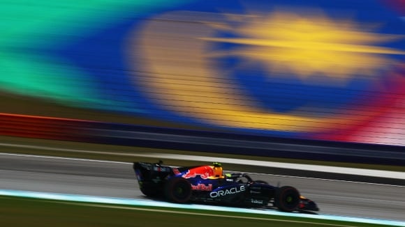 Isack Hadjar (Red Bull) au Grand Prix de Bahreïn 2026 à Sepang, en Malaisie.