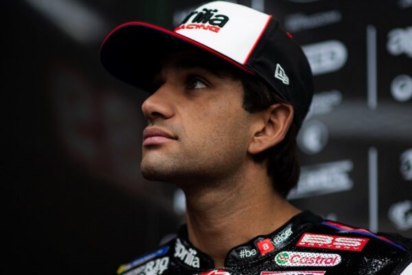 Jorge Martín sur son Aprilia lors du Grand Prix du Japon.