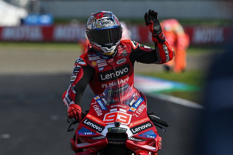 Marc Márquez sur sa Ducati lors du Grand Prix du Japon à Motegi.