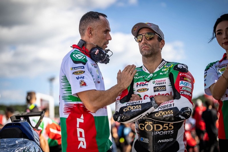 Johann Zarco sur sa Honda lors du Grand Prix du Japon.