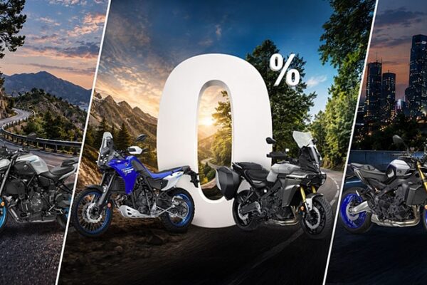 Une Yamaha MT-07, modèle éligible au financement à taux zéro proposé par Yamaha France.