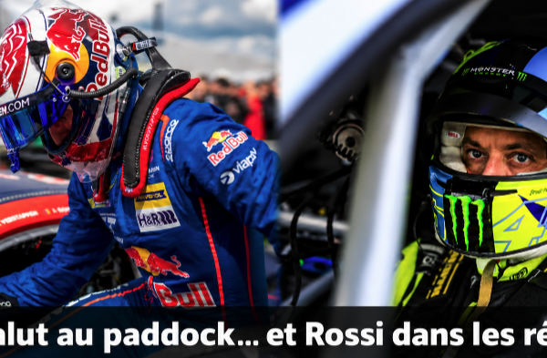 Max Verstappen et Valentino Rossi, futurs adversaires en GT3 à Portimão.