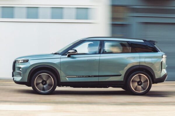 Un Jaecoo 7, SUV chinois arrivé en tête des immatriculations britanniques en septembre 2026.