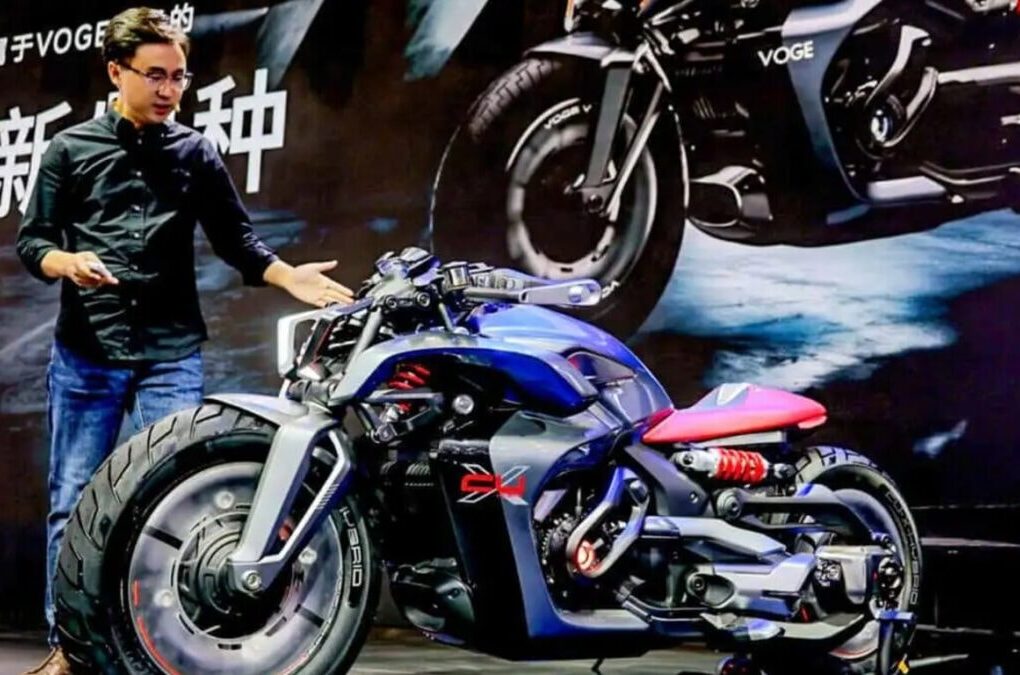 Le concept Voge CU-X Hybrid, un power-cruiser à motorisation hybride rechargeable.