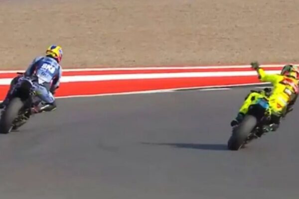 Franco Morbidelli sur sa moto VR46 au circuit de Mandalika.