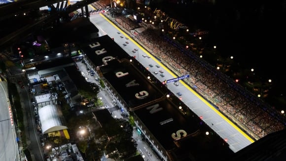 Le circuit de Marina Bay accueille la 17e édition du GP de Singapour.