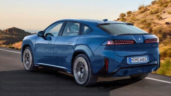 Le BMW iX4 reprendra les lignes du BMW iX3 avec un toit plus incliné.