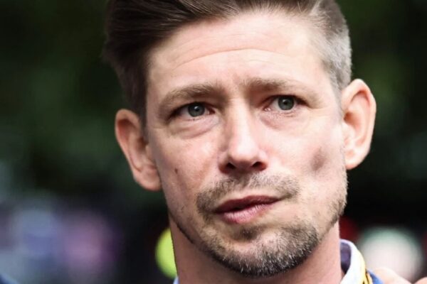 Casey Stoner au Festival des sports de Trente, où il évoque sa carrière et les MotoGP modernes.