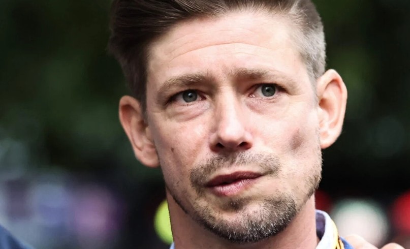 Casey Stoner au Festival des sports de Trente, où il évoque sa carrière et les MotoGP modernes.