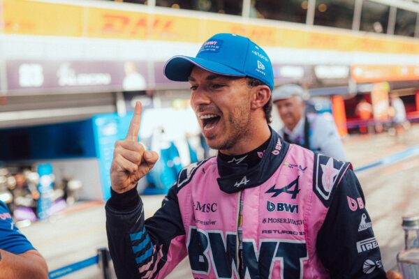 Pierre Gasly, pilote Alpine, lors du week-end du GP de Singapour.
