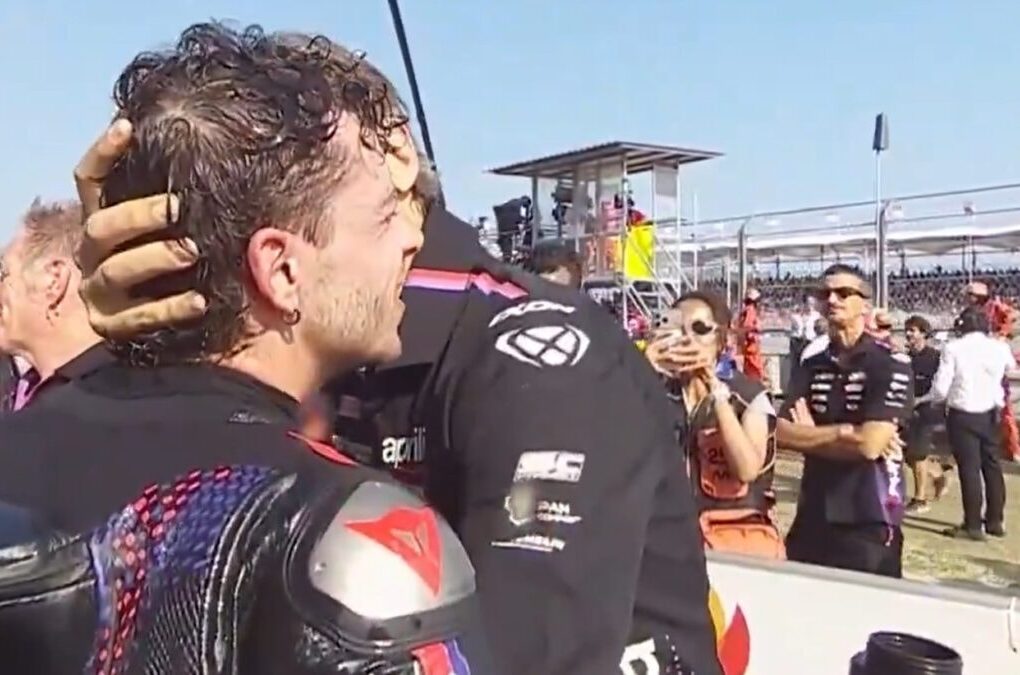 Marco Bezzecchi sur son Aprilia lors du Grand Prix d’Indonésie à Mandalika.