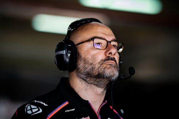 Les Aprilia RS-GP en course sur le circuit de Mandalika lors du GP d’Indonésie.