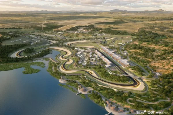 Projet de circuit de Bugesera au Rwanda, destiné à accueillir un Grand Prix de Formule 1.