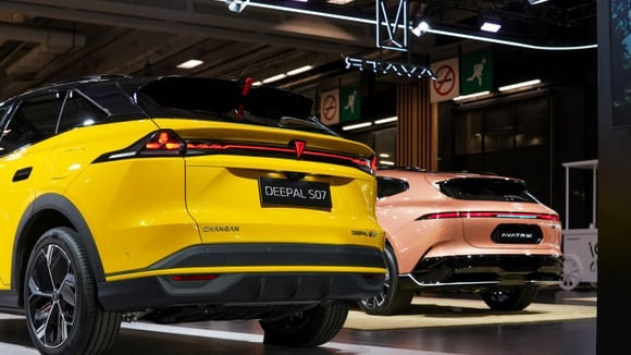 Les Changan sont actuellement présentées au Mondial de l'Auto
