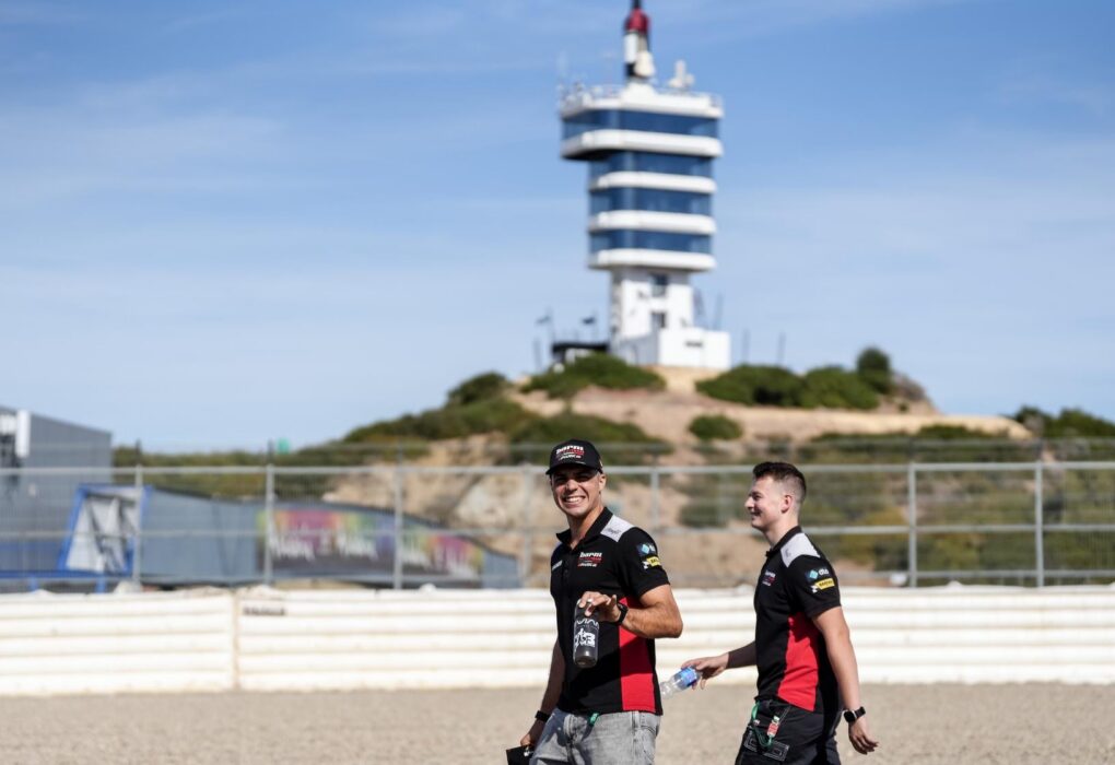 Nicolo Bulega et sa Ducati lors de la finale du WorldSBK à Jerez.
