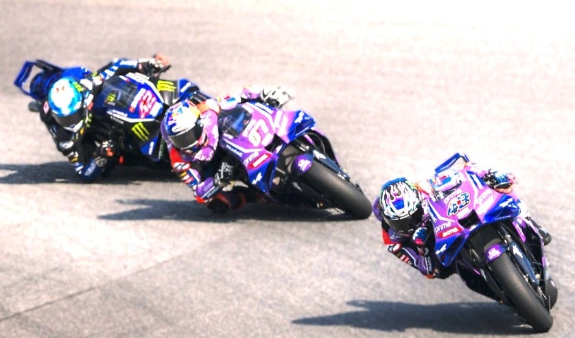 Jack Miller au guidon de sa Yamaha V4 Pramac en MotoGP.