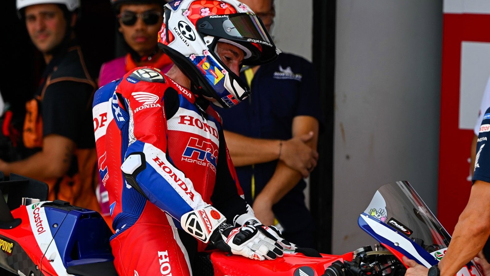 Aleix Espargaró lors du MotoGP d’Indonésie 2026.