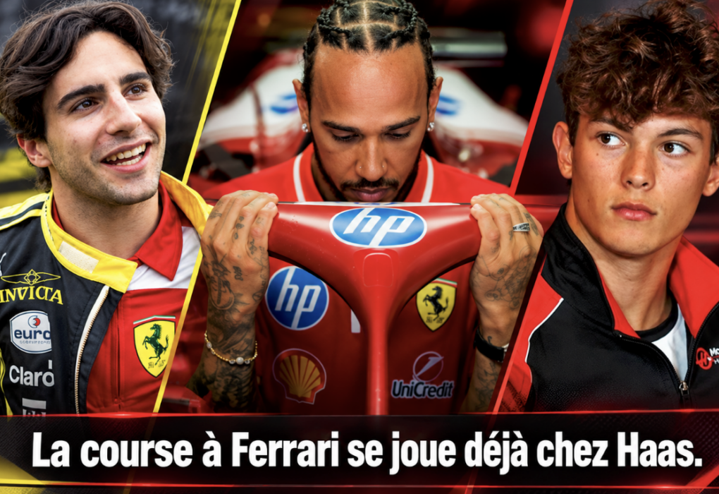 Oliver Bearman au volant d’une monoplace Haas en Formule 1.
