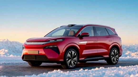 Le grand SUV Atto 8 étoffe la gamme de BYD.