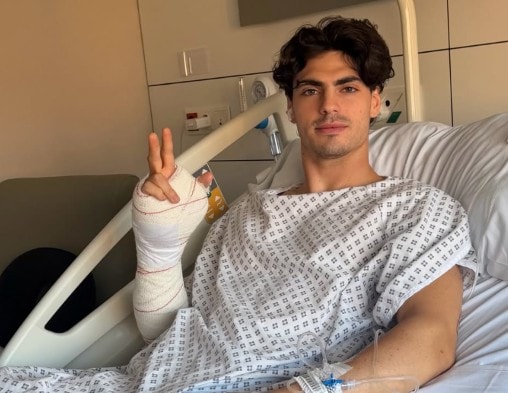Fermin Aldeguer au guidon de sa Ducati Gresini en MotoGP.