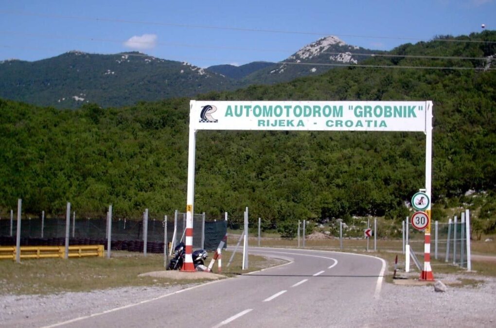Le circuit de Rijeka, également appelé Automotodrom Grobnik, ancien théâtre du Grand Prix de Yougoslavie moto.