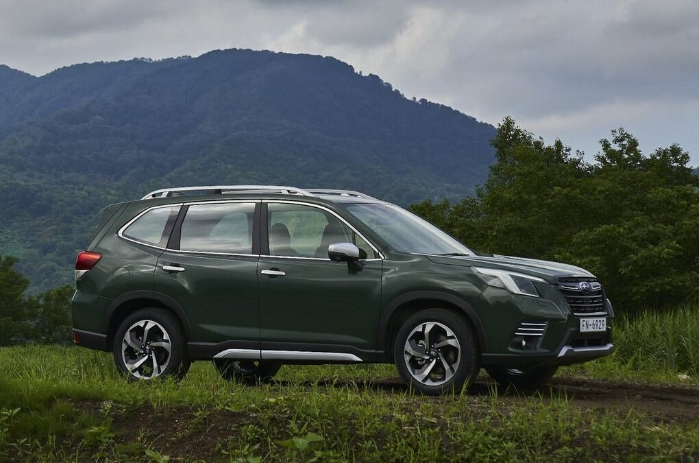 Une Subaru illustrant le retrait des motorisations Boxer du catalogue européen.