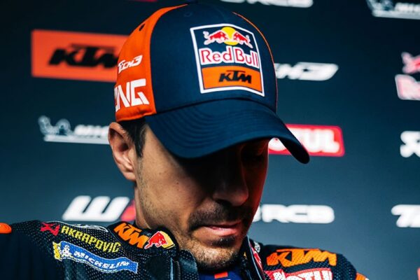 Maverick Viñales au guidon de sa moto en MotoGP.