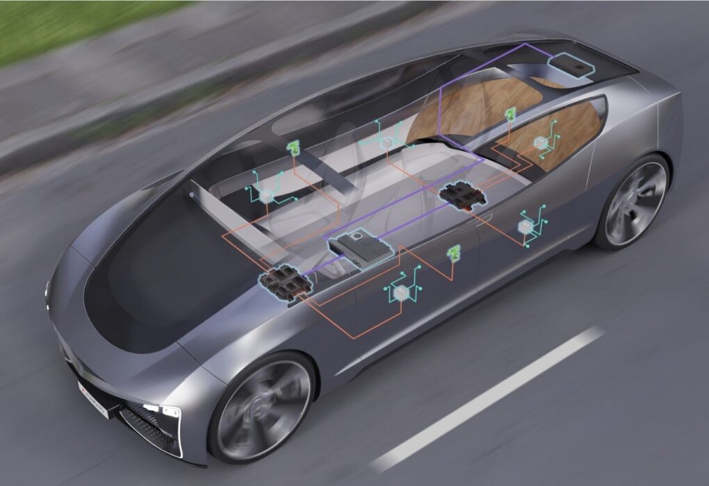 Interface de cockpit automobile connecté associée aux technologies Flyme Auto.