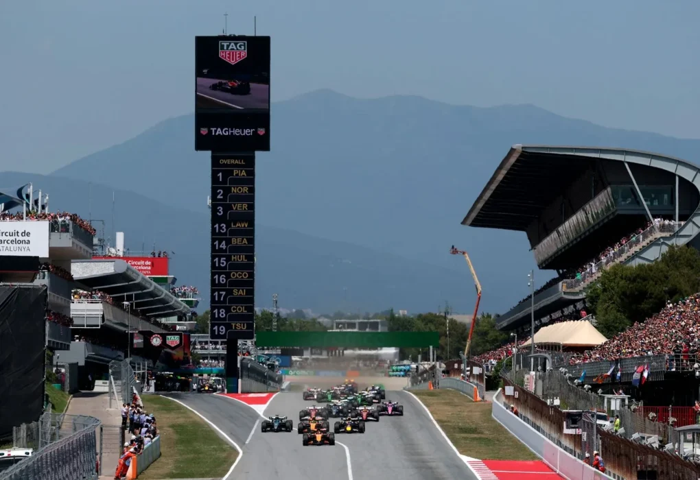 Vue du Circuit de Barcelona-Catalunya, envisagé pour accueillir une course d'IndyCar en 2027.