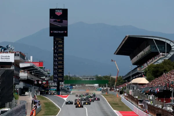 Vue du Circuit de Barcelona-Catalunya, envisagé pour accueillir une course d'IndyCar en 2027.