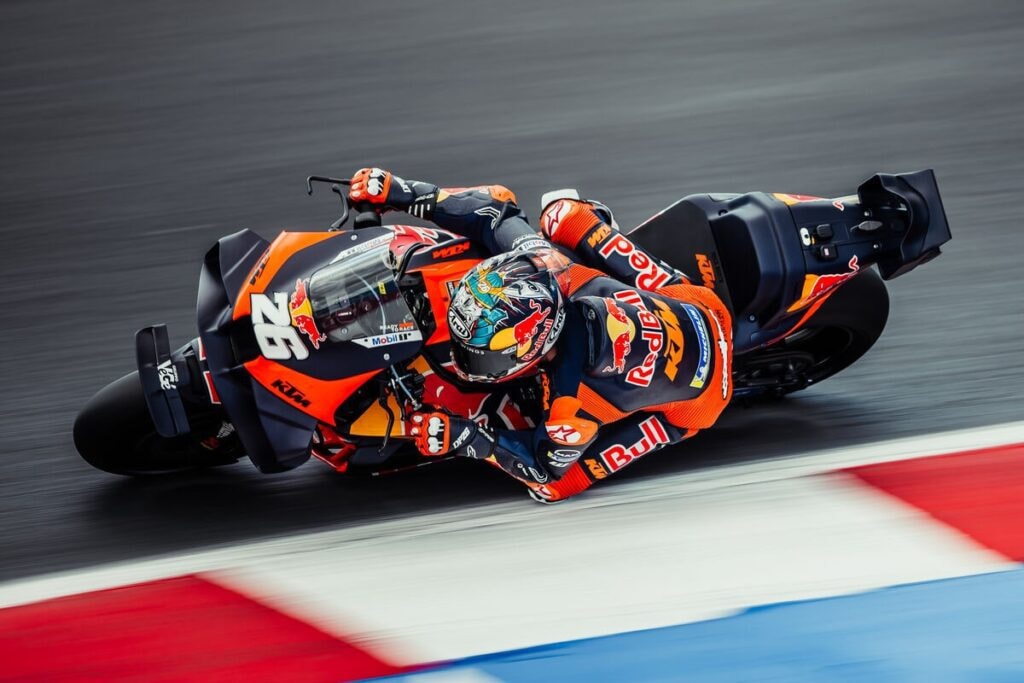 Dani Pedrosa sur une KTM lors d’un test MotoGP à Misano et Jerez