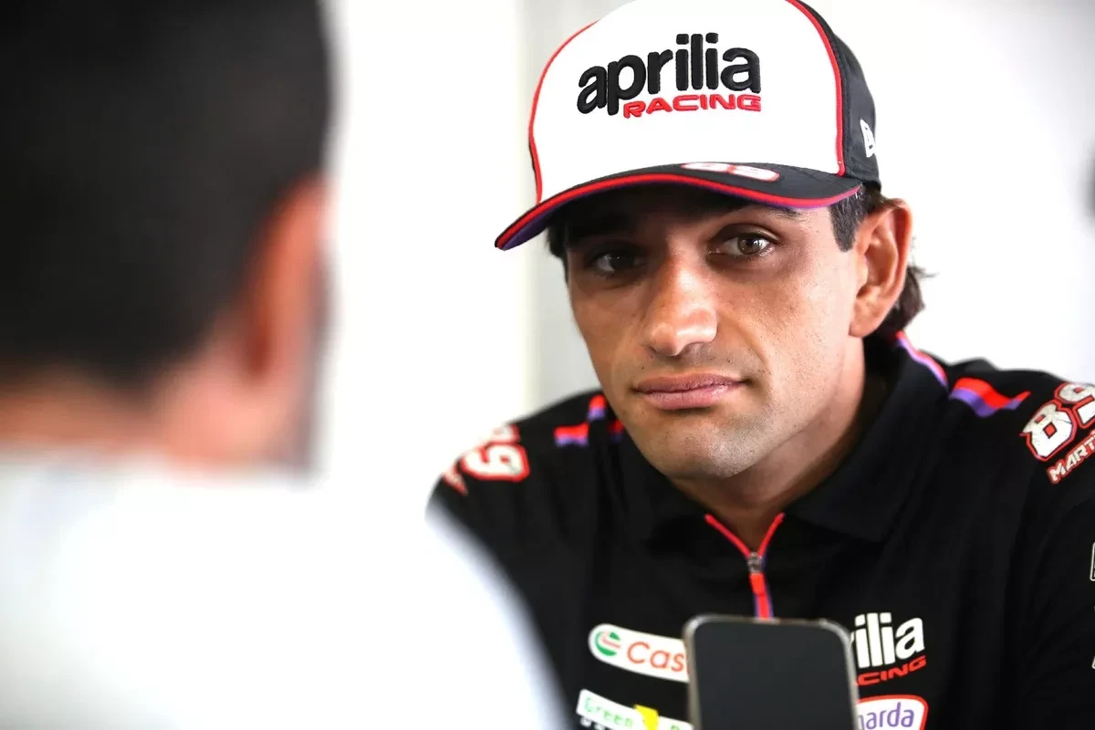 Jorge Martín sur une Aprilia