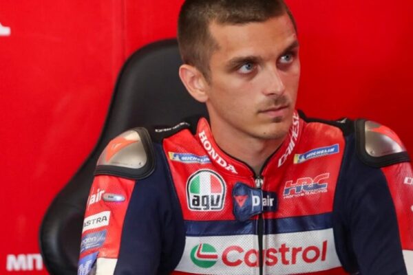 Luca Marini et sa Honda HRC dans le cadre du Grand Prix d’Australie à Phillip Island.